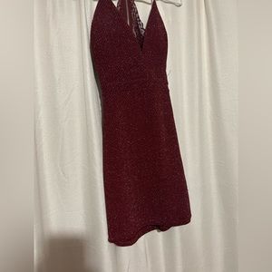 Maroon Homecoming Dress